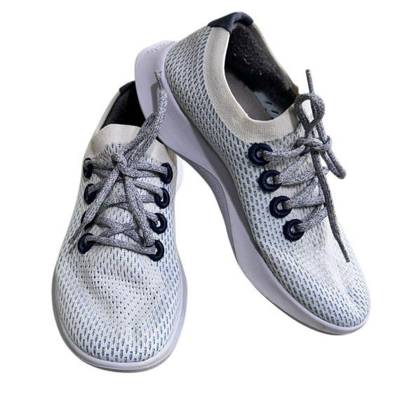 Allbirds Tree Dasher 2 Sneakers Women's Sz 9 Blue White Comfort Soles Athletic - Picture 7 of 10